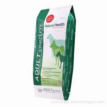 Aluminum Foil Pet Food Bag with Gusset, Tea Notch, Moisture and Light-proof, Colorful Printing